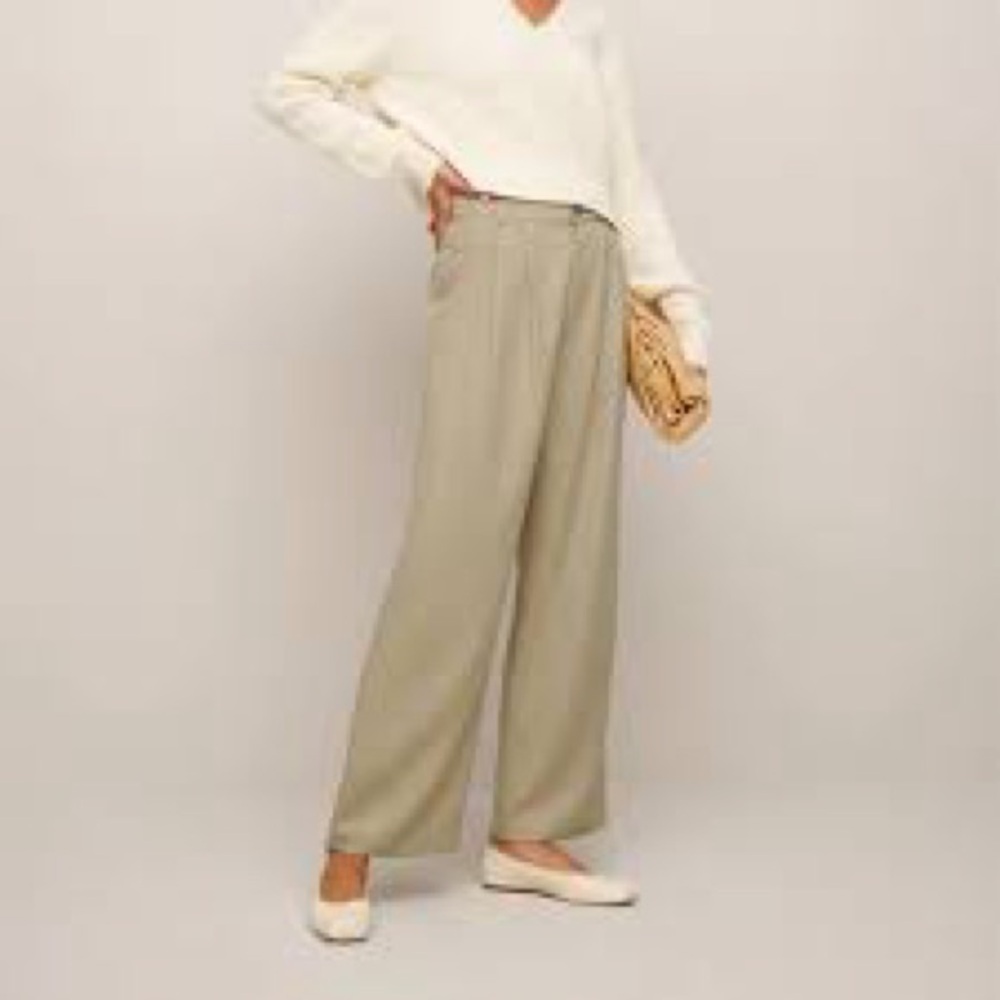 NWT Reformation Mason Cropped Pants